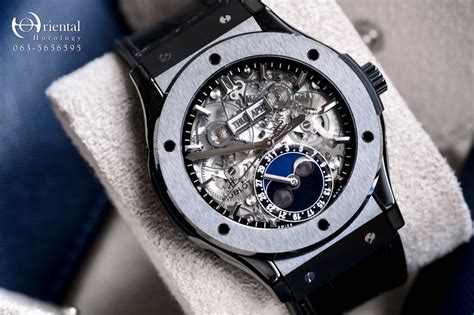 hublot skeleton moon phase|hublot classic fusion aerofusion.